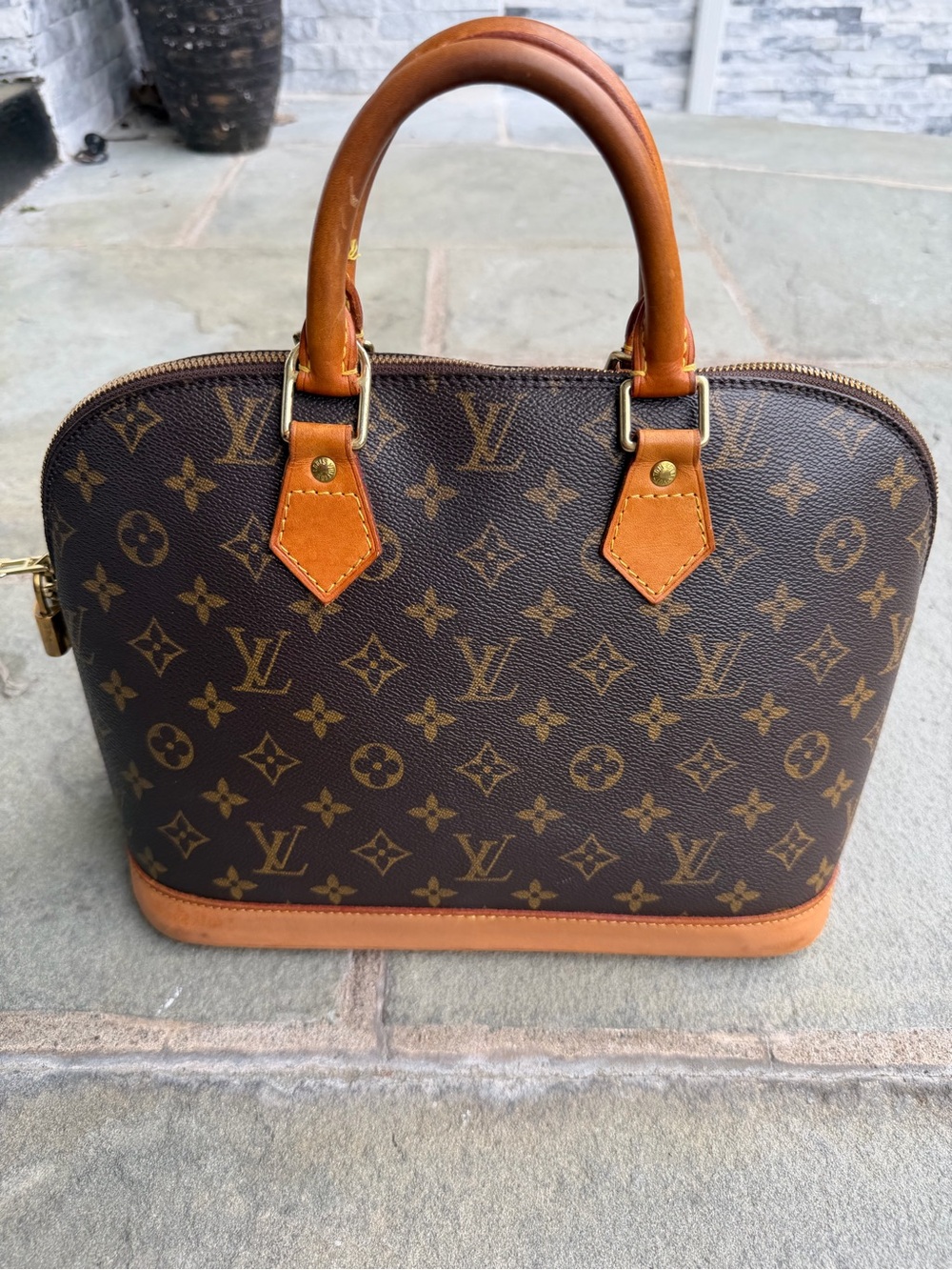 Louis Vuitton Monogram Alma Satchel